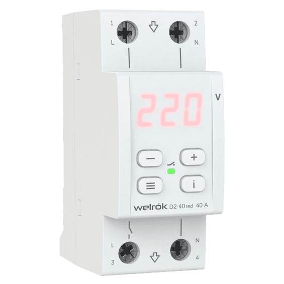 Welrok Реле напряжения d2-40 red 4660251140083