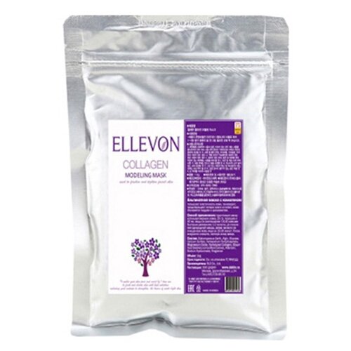 Ellevon Collagen альгинатная маска с коллагеном, 1050 г, 1000 мл ellevon aroma альгинатная маска с приятным ароматом 1050 г 1000 мл
