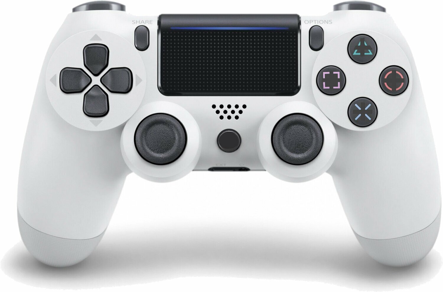 Беспроводной геймпад для PlayStation 4, модель Белый V2. Джойстик совместимый с PS4, PC и Mac, Apple, Android
