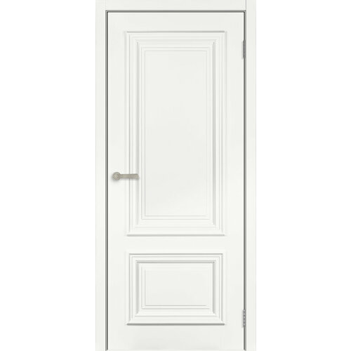 Межкомнатная дверь Багет 11, цвет Белый. полотно Глухое (ДГ), покрытие эмаль. Размер 2000х600, толщина полотна 39 мм