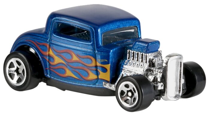 Легковой автомобиль Hot Wheels Flames 32 Ford 5.9 см синий.