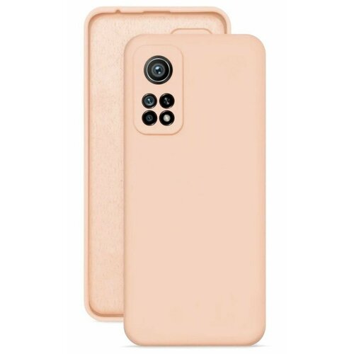 Накладка силиконовая Silicone Cover для Xiaomi Mi 10T / Xiaomi Mi 10T Pro пудровая mokoemi shock proof soft silicone 6 39for xiaomi mi 9 pro case for xiaomi mi 9 pro cell phone case cover