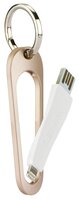 Переходник Remax Rings USB - Apple Lightning (RC-024I) желтый/черный