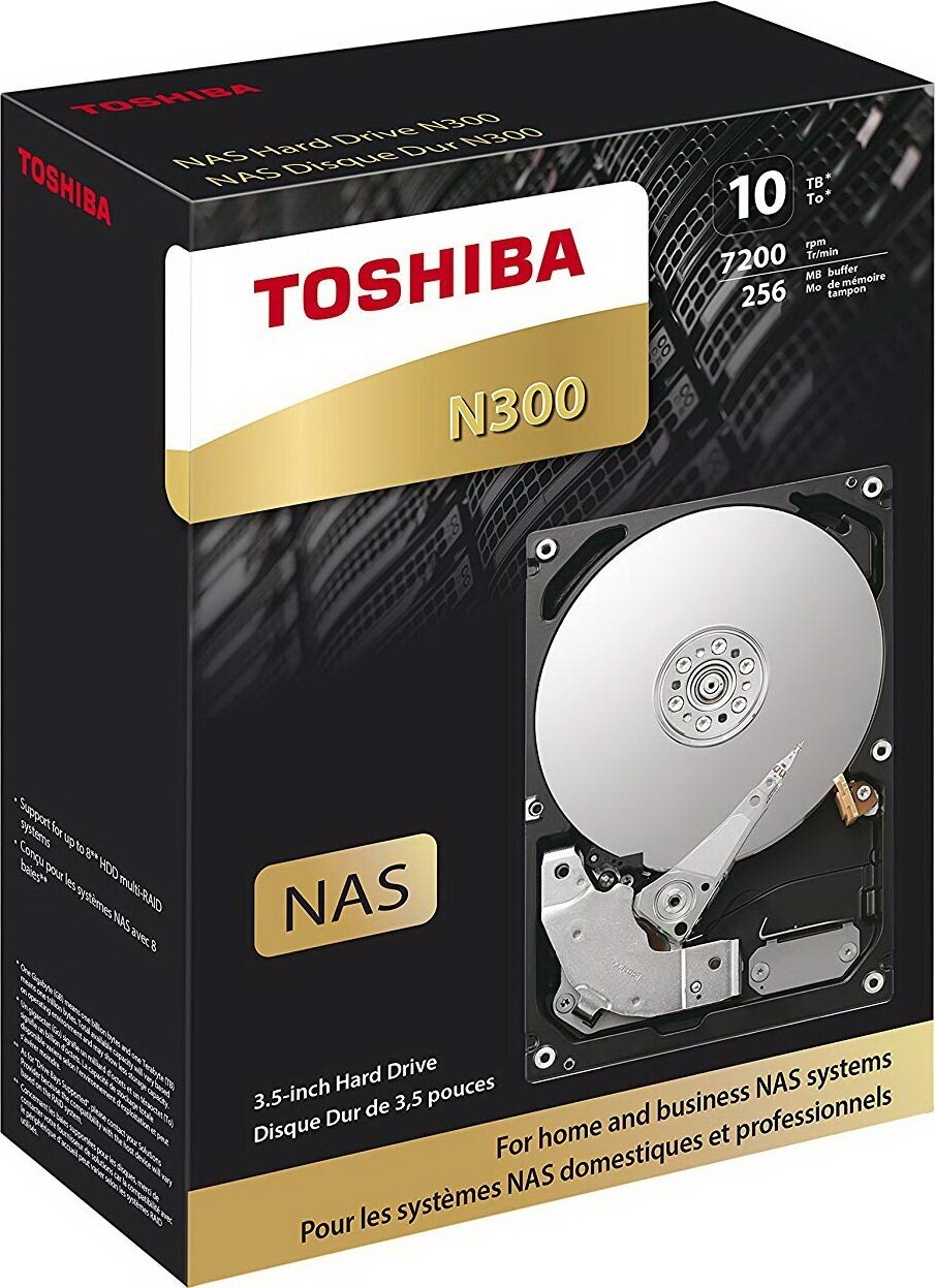 Жесткий диск TOSHIBA N300 , 10Тб, HDD, SATA III, 3.5", BULK - фото №11