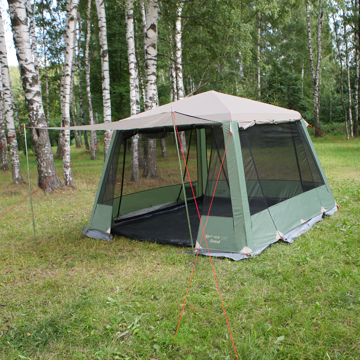 Палатка-шатер Btrace Grand, зелёный-бежевый