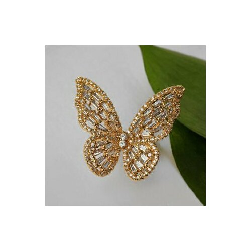 Брошь Kyle кристалл золото 784₽