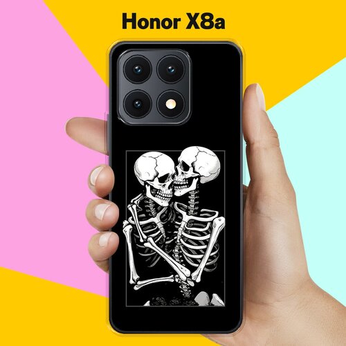 Силиконовый чехол на Honor X8a Скелеты / для Хонор Икс8А