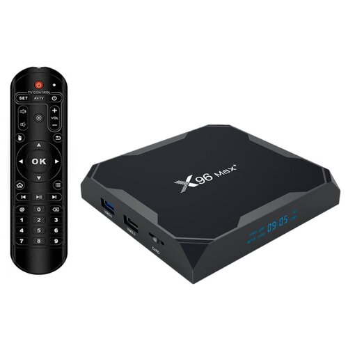 Смарт ТВ приставка X96 Max Plus Пульт ДУ в комплекте Amlogic S905X3 216 ГБ Android 90 445000₽