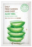 MIJIN Cosmetics тканевая маска Skin Planet Daily fresh garden mask sheet Aloe Vera 25 г 1 шт. саше