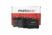 Колодки тормозные задние дисковые к-кт METACO 3010-177