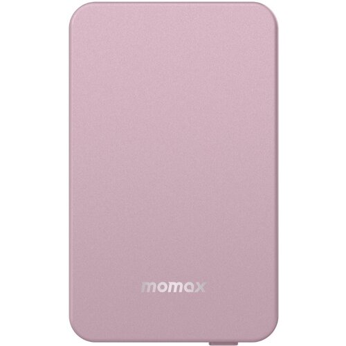 Внешний аккумулятор с беспроводной зарядкой Momax Q.Mag Power 7 Magnetic Wireless Battery Pack 10000mAh Pink (IP107P)