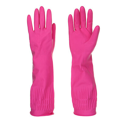 фото Vetta перчатки хозяйственные с манжетой 38см, пара 100г, l