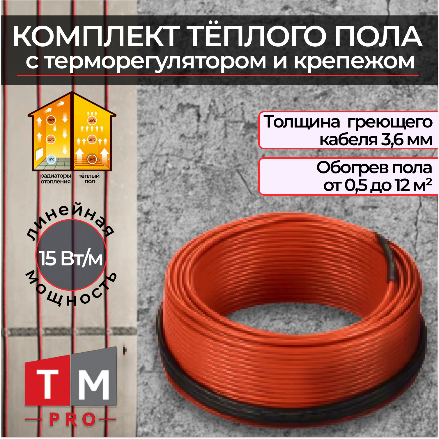 фото Комплект тёплого пола