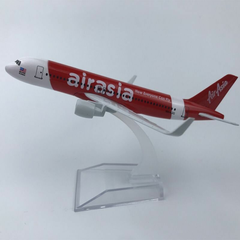 Remove / Металлическая модель самолета Airbus A320 Air Asia / авиация