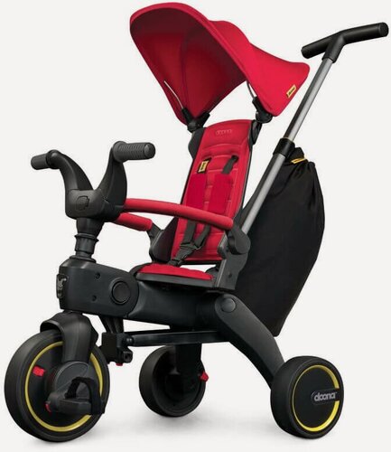 Изображение товара Simple Parenting Doona Liki Trike S3, детский трехколесный велосипед от 10 месяцев до 3-4 лет, цвет Flame Red