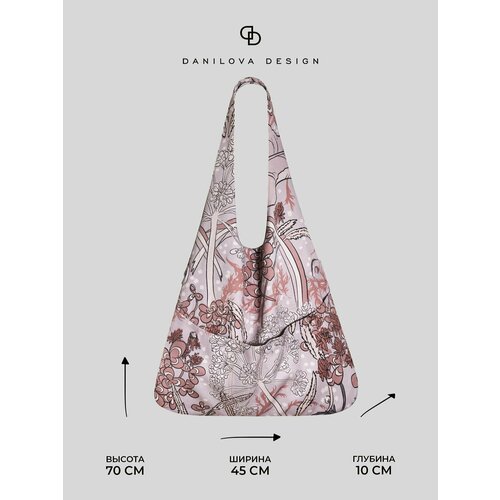 фото Сумка шоппер danilova design, бежевый