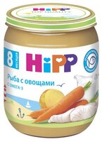 Пюре HiPP Рыба с овощами (с 8 месяцев) 125 г, 3 шт