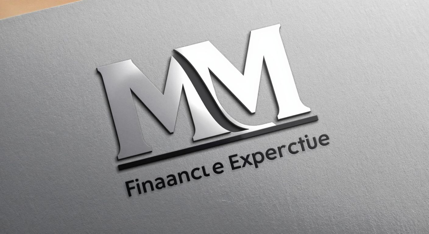 A sleek, professional logo featuring a large "M" with a smaller "m" in its top-right corner, set against a neutral background, symbolizing financial expertise and trust.