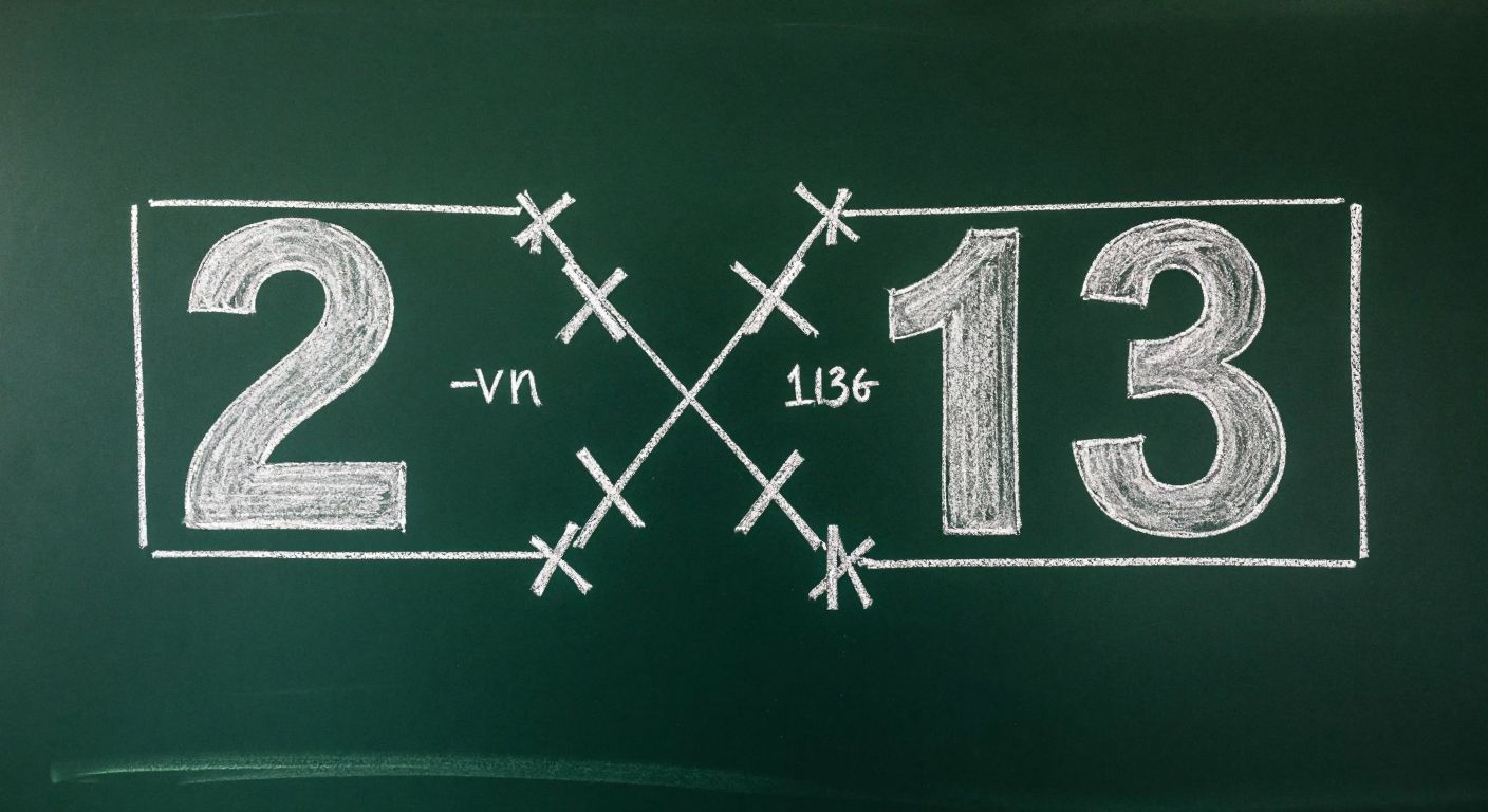 A chalkboard with the numbers -2 and 16 written in white chalk, connected by a multiplication sign, and an equals sign leading to the number 32, all against a dark green background.  

(Note: Since the query involves a mathematical operation without cultural context, the description avoids Turkish elements and focuses on the abstract calculation.)
