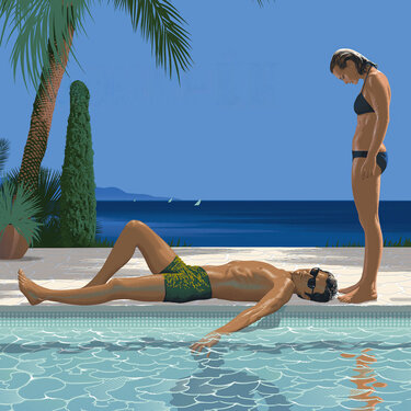 Төрт аяғынан тік тұрған жалаңаш жезөкшелер