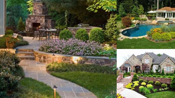 Дизайн приусадебного участка в частном доме