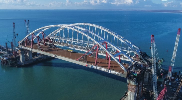 арка крымского моста фото