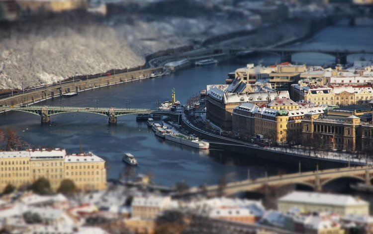 tilt shift фото