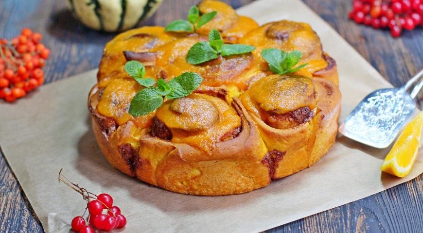 тыквенные булочки фото