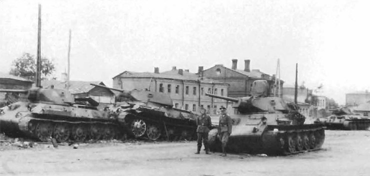 воронеж 1942 подбитые танки фото