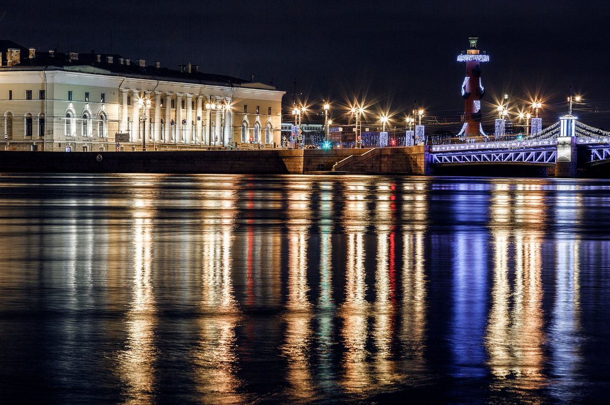 ночной питер фото