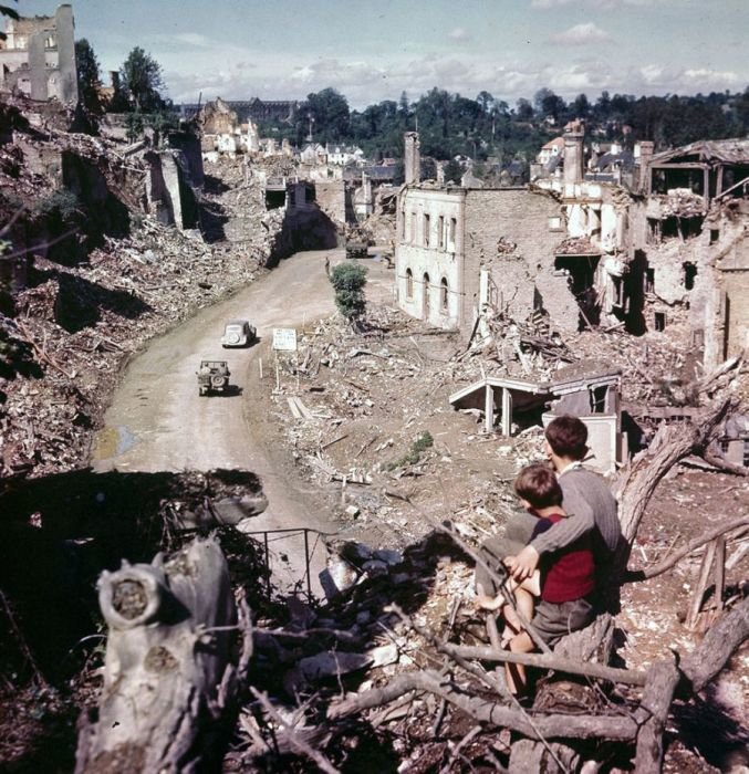 руины нормандии 1944 фото