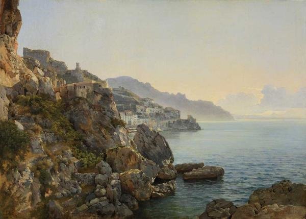 сильвестр щедрин «вид амальфи близ неаполя» (1826 г.) фото