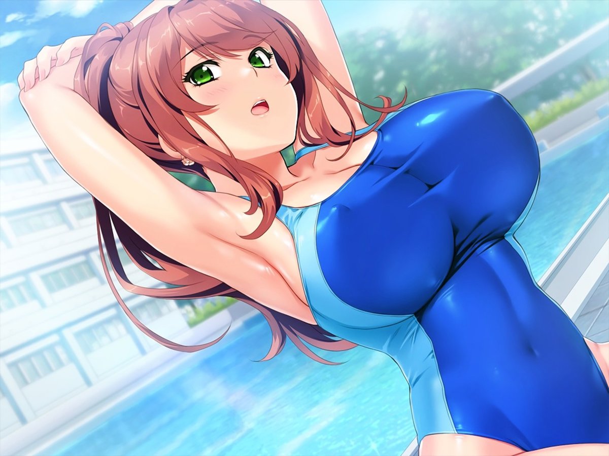 huge anime boobs shy