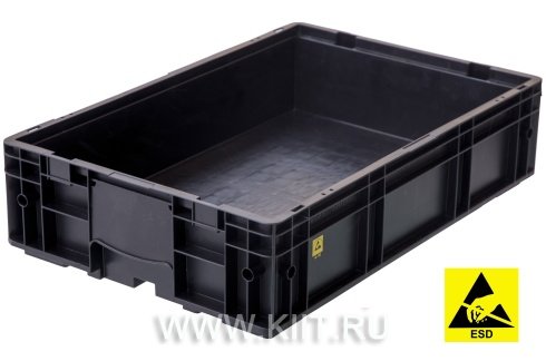 ящик пластиковый r-klt 6415 (594х396х147,5 мм) фото