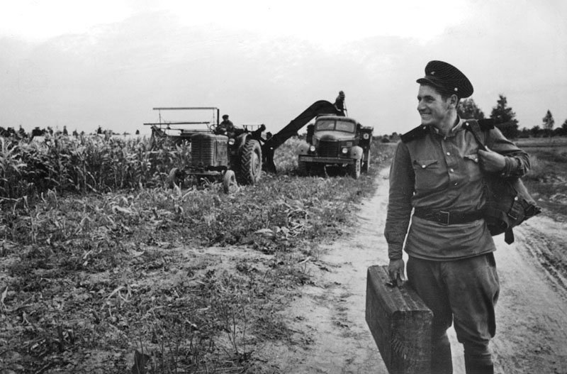возвращение с великой отечественной войны фото