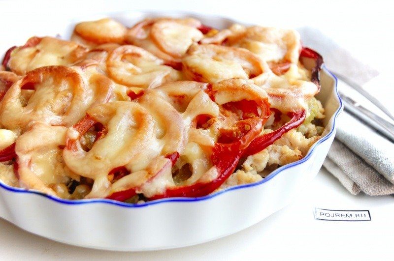 запеканка с фаршем фото