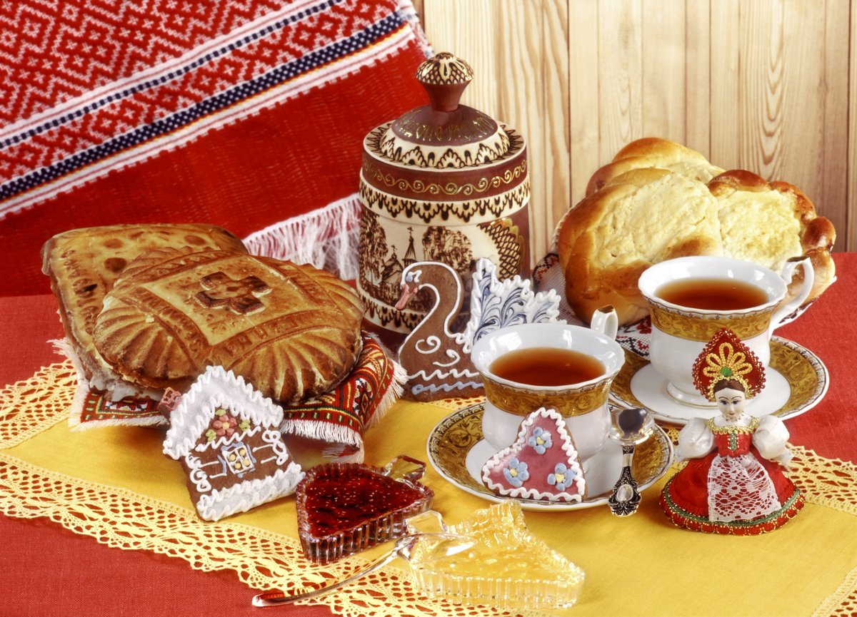 чай с пирогами фото