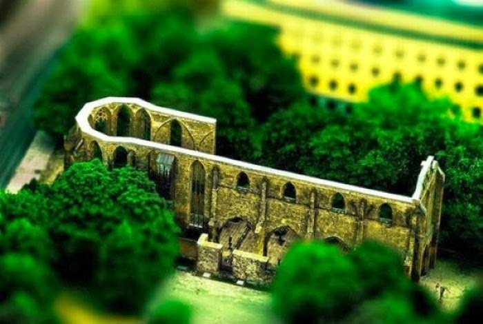tilt shift архитектура фото