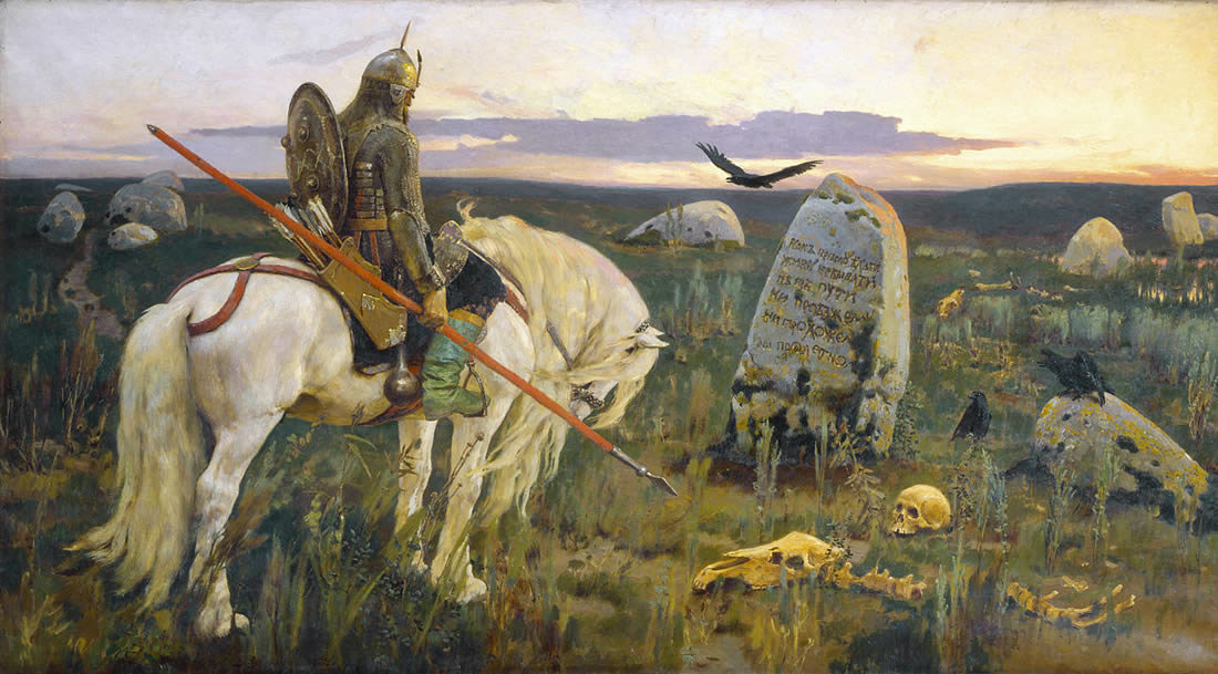 васнецов витязь на распутье фото