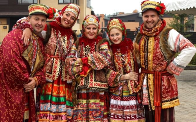 традиционные русские наряды фото