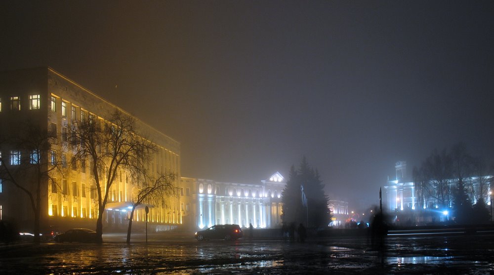 вечерний город фото