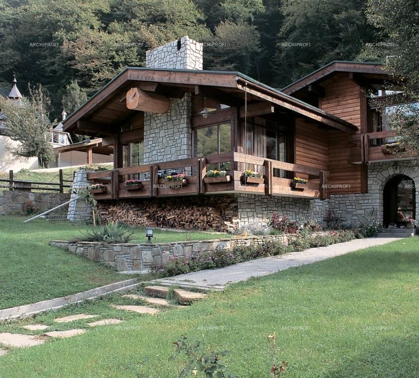 современное шале фото