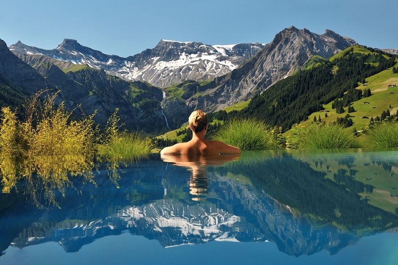 бассейн cambrian adelboden, швейцария фото