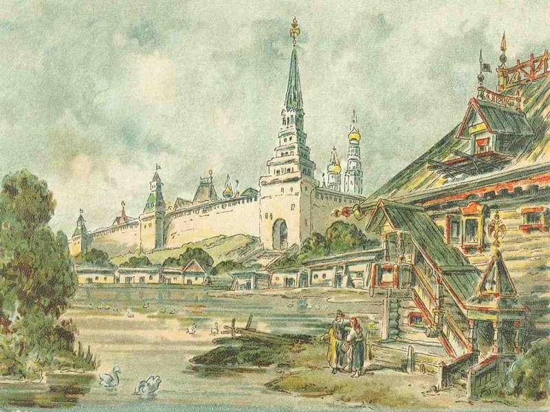 древний московский кремль