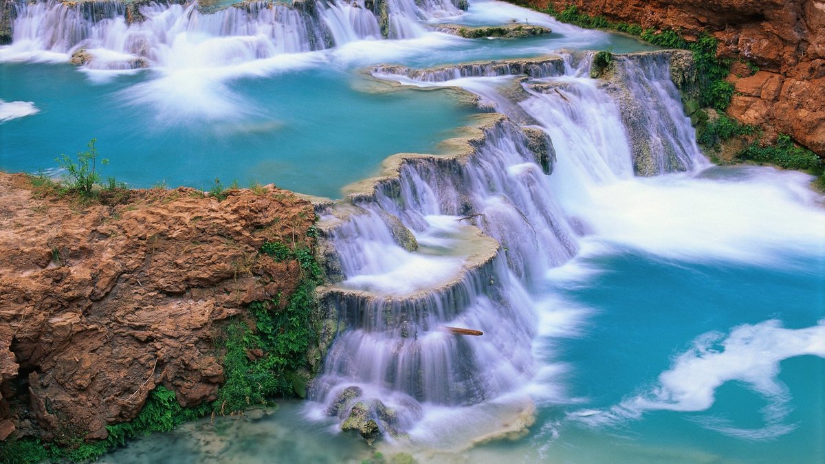 красивый водопад фото