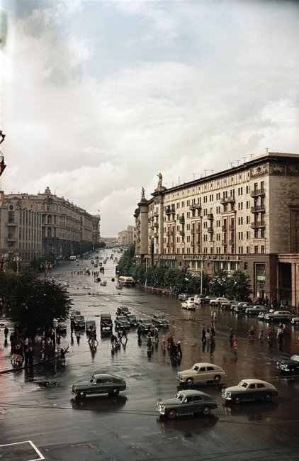 тверская улица 1950-е фото