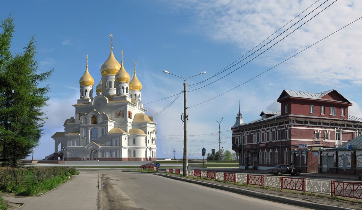 собор архангела михаила в архангельске фото
