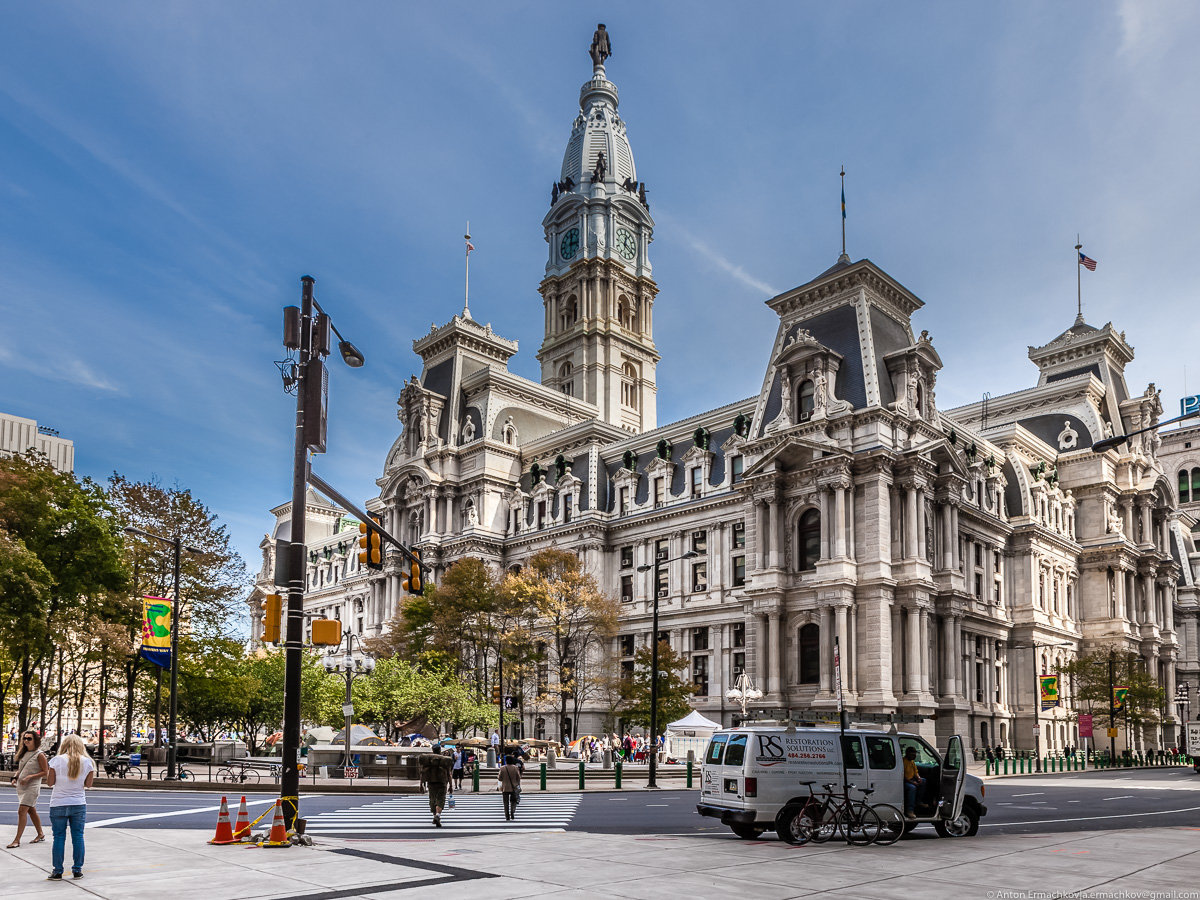 philadelphia city hall фото