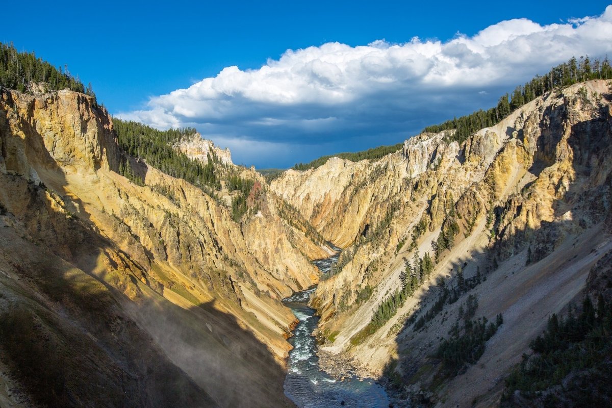 йеллоустонский парк каньон фото