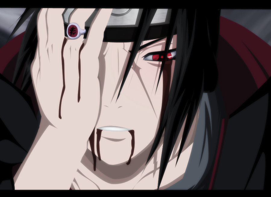 Itachi Eye Bleeding Anime Best Images.